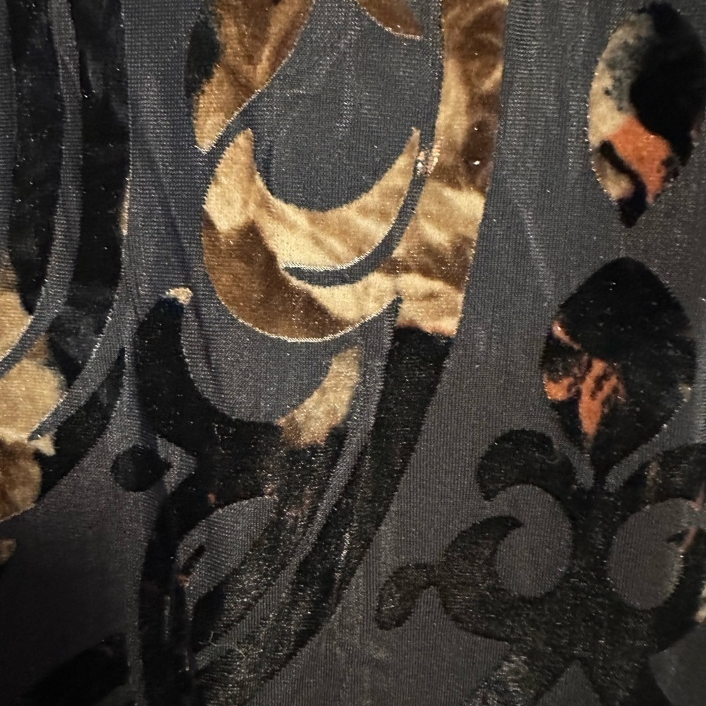 Fashion Nova S - Black Velvety Slip Dress - Picture 2 of 2